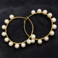Elegant Round Pearl Earrings