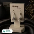 Oxidized Silver Earrings