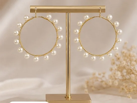 Round Pearl Earrings Round Pearl Earrings